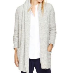 Aritzia Babaton Beekman Boucle Light Grey Wool & Italian Alpaca Sweater